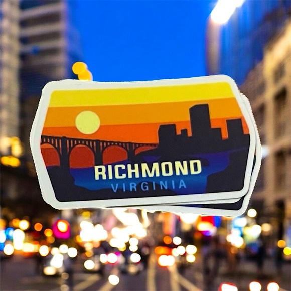 Richmond Virginia Matte Finish PVC Removable Waterproof Decor Accent St… - Picture 1 of 10